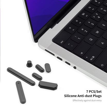 For MacBook Air 13.6 A2681 ENKAY Hat-Prince 3 in 1 Protective Bracket  Case Cover Hard Shell with TPU Keyboard Film / Anti-dust Plugs, Version:EU(Grey) - MacBook Air Cases by ENKAY | Online Shopping UK | buy2fix