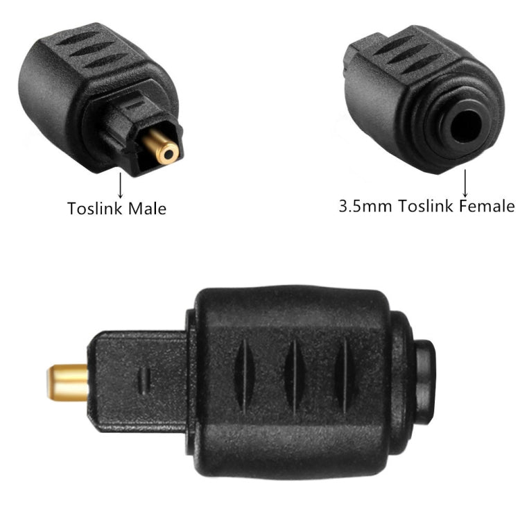 JUNSUNMAY Optical 3.5mm Female Mini Jack Plug to Digital Toslink Male Audio Adapter Connector -  by JUNSUNMAY | Online Shopping UK | buy2fix