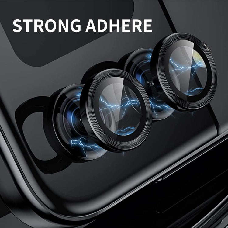 For Samsung Galaxy Z Flip5 ENKAY Hat-Prince 9H Rear Lens Aluminium Alloy Tempered Glass Film(Silver) - Galaxy Z Flip5 5G Tempered Glass by ENKAY | Online Shopping UK | buy2fix
