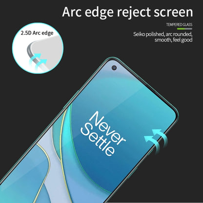 For OnePlus Nord CE3 PINWUYO 9H 2.5D Full Screen Tempered Glass Film(Black) - OnePlus Tempered Glass by PINWUYO | Online Shopping UK | buy2fix