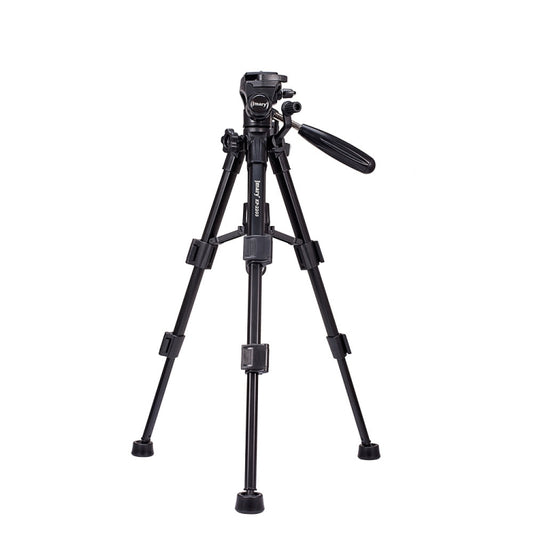 JMARY KP-2203 Portable Aluminum Alloy Telescopic SLR Camera Phone Photography Tripod(Black) - Tripods by Jmary | Online Shopping UK | buy2fix