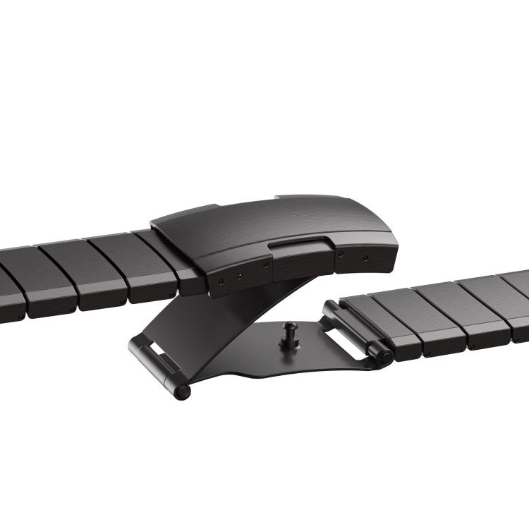 For Garmin Quatix 5 22mm Titanium Alloy Quick Release Watch Band(Black) - Watch Bands by buy2fix | Online Shopping UK | buy2fix