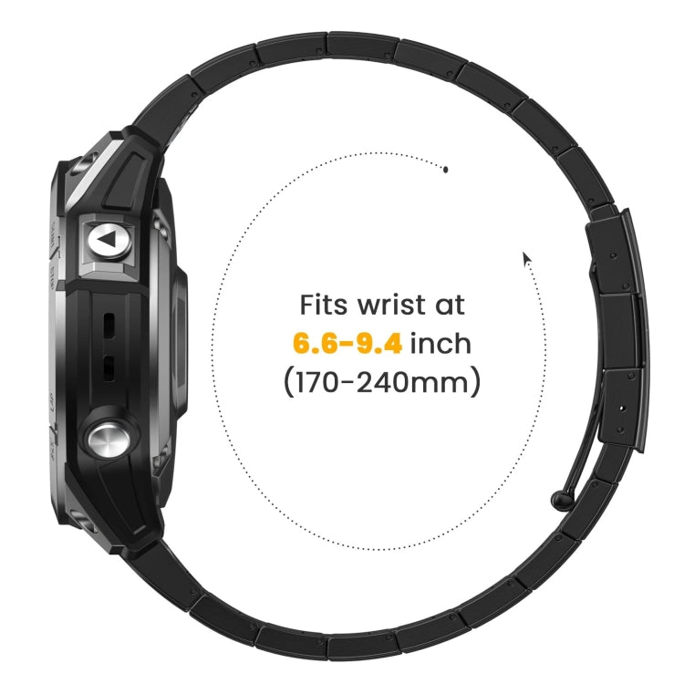 For Garmin Quatix 5 22mm Titanium Alloy Quick Release Watch Band(Sliver) - Watch Bands by buy2fix | Online Shopping UK | buy2fix