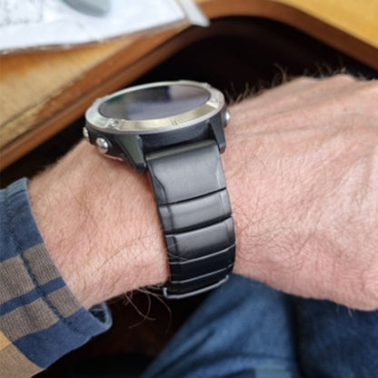 For Garmin Quatix 5 22mm Titanium Alloy Quick Release Watch Band(Sliver) - Watch Bands by buy2fix | Online Shopping UK | buy2fix