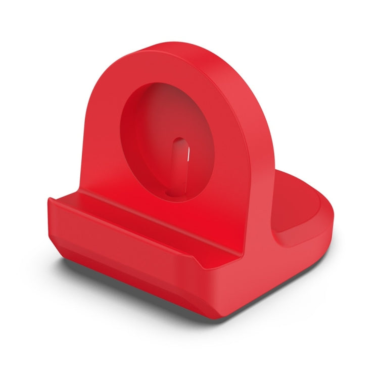 For Samsung Galaxy Watch6 / Watch6 Classic / Watch5 / Watch5 Pro JUNSUNMAY Silicone Charger Stand Non-Slip Base(Red) - Charger by JUNSUNMAY | Online Shopping UK | buy2fix