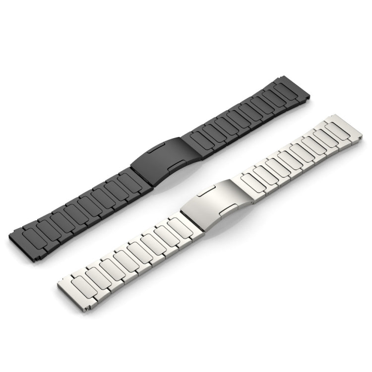 For Xiaomi Haylou RT2 LS10 22mm I-Shaped Titanium Alloy Watch Band(Grey) - Watch Bands by buy2fix | Online Shopping UK | buy2fix