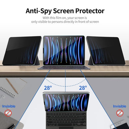 For iPad 10.2 2021 / 2020 / 2019 ENKAY Hat-Prince 0.33mm 28 Degrees Anti-peeping Privacy Tempered Glass Film - More iPad Tempered Glass by ENKAY | Online Shopping UK | buy2fix