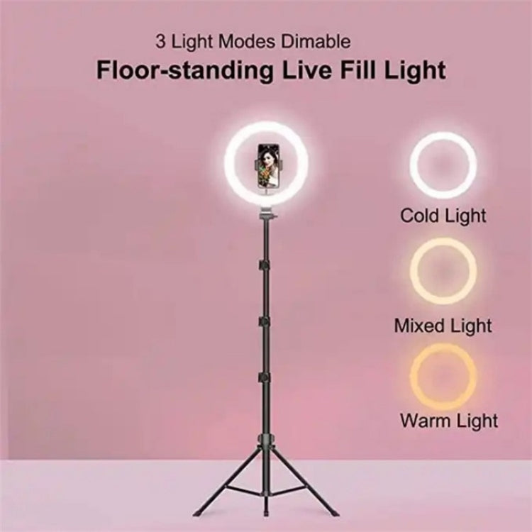 JMARY FM-536A 10 inch Ring Live Fill Light Streaming Stand Beauty Light Set - Ring Light by Jmary | Online Shopping UK | buy2fix