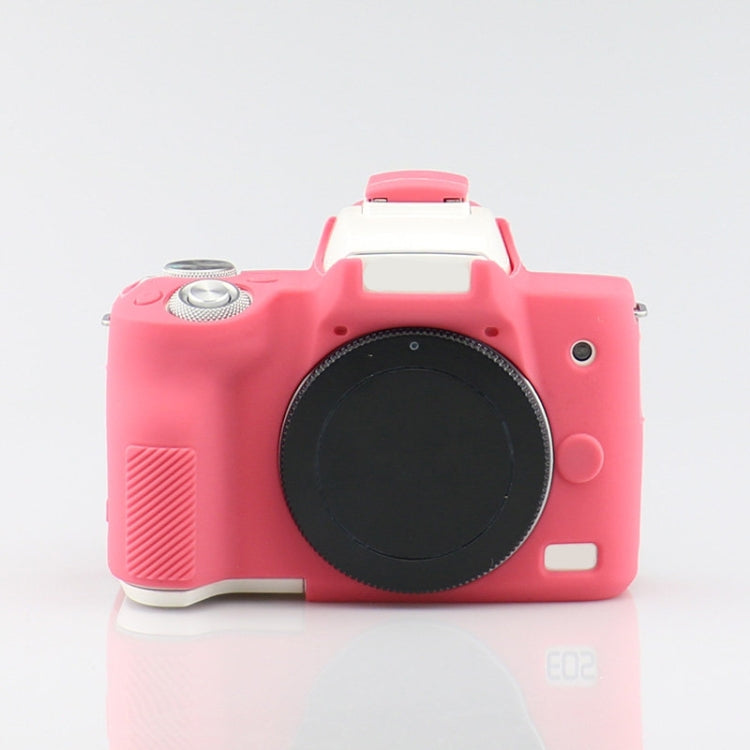 Richwell  Silicone Armor Skin Case Body Cover Protector for Canon EOS M50 Body Digital Camera(Pink) - Camera Accessories by Richwell | Online Shopping UK | buy2fix