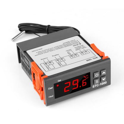 STC-1000 220V Digital Temperature Controller LED Temperature Regulator Thermostat for Incubator Relay 10A Heating and Cooling - Consumer Electronics by buy2fix | Online Shopping UK | buy2fix