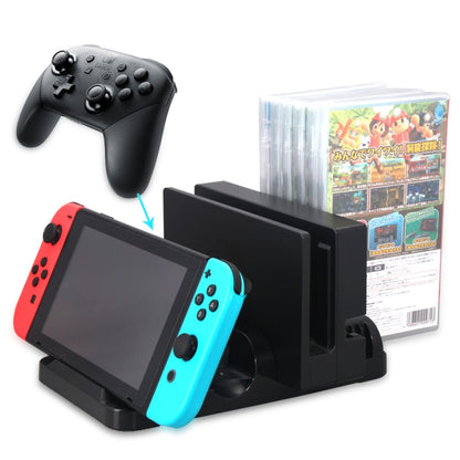 Multi-function Charging Dock Game Disc Storage Stand For Nintendo Switch Game Accessories - Charger & Power by DOBE | Online Shopping UK | buy2fix