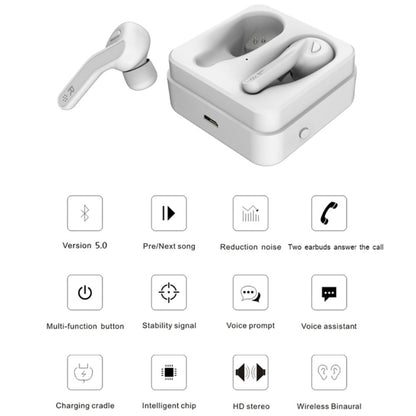 T88 Mini Touch Control Hifi Wireless Bluetooth Earphones TWS Wireless Earbuds with Charger Box(White) - TWS Earphone by buy2fix | Online Shopping UK | buy2fix