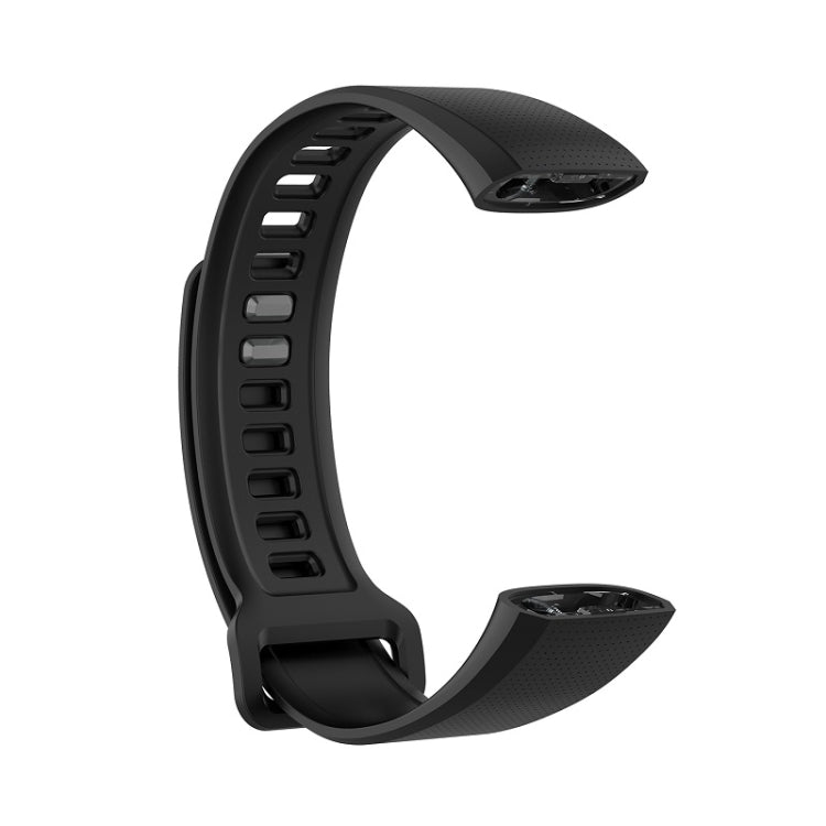 For Huawei Band 2 Pro / Band 2 / ERS-B19 / ERS-B29 Sports Bracelet Silicone Watch Band(Black) - Smart Wear by buy2fix | Online Shopping UK | buy2fix