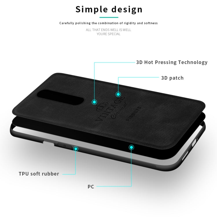 For Oneplus 8 PINWUYO Zun Series PC + TPU + Skin Waterproof And Anti-fall All-inclusive Protective Shell(Gray) - OnePlus Cases by PINWUYO | Online Shopping UK | buy2fix