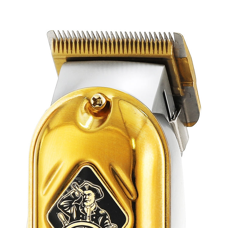 VGR V-267 10W USB Metal Hair Clipper with LED Digital Display & 5 Gears Adjustment (Gold) - Hair Trimmer by VGR | Online Shopping UK | buy2fix