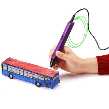 RP800A Childrens Educational Toys 3D Printing Pen, Plug Type:UK Plug(Purple) - Consumer Electronics by buy2fix | Online Shopping UK | buy2fix