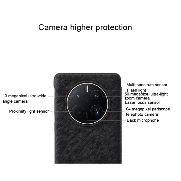 For HUAWEI Mate 50 / 50E Original HUAWEI Window View Smart Phone Case(Black) - Huawei Cases by Huawei | Online Shopping UK | buy2fix