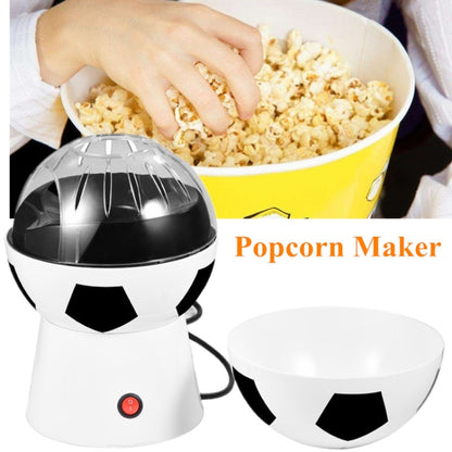 Creative Soccer Ball Electric Household Hot Air Popcorn Maker U.S. regulations - Home & Garden by buy2fix | Online Shopping UK | buy2fix