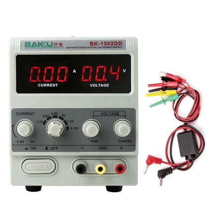 BAKU BK-1502DD DC Regulated Power Supply DC Ammeter Laptop Mobile Phone Repair Digital Display, Specification:110V US Plug - Consumer Electronics by BAKU | Online Shopping UK | buy2fix