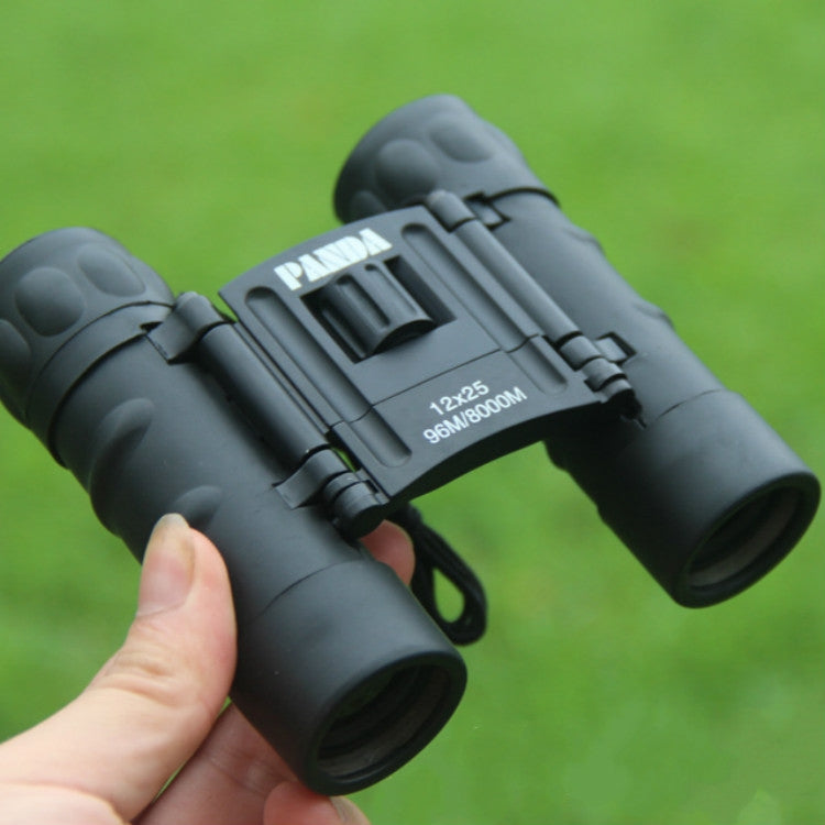 12X25 Telescope Low Light Night Vision High Power HD Pocket Binoculars - Binoculars by PANDA | Online Shopping UK | buy2fix