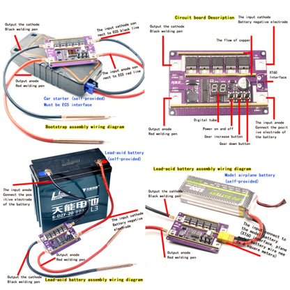 Compatible Version 12V Digital Display DIY Battery Spot Welding Machine Pen Control, Style:6 Square Pen - Home & Garden by buy2fix | Online Shopping UK | buy2fix