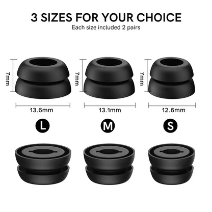 For Samsung Galaxy Buds Pro AhaStyle PT168 Silicone Earphone Earcups, Size:L(Black) - Anti-dust & Ear Caps by AhaStyle | Online Shopping UK | buy2fix