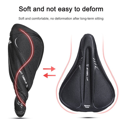WHEEL UP Mountain Bike Cushion Cover Thicken and Comfortable Soft Bike Widen Sponge Cushion Cover for Four Seasons(L) - Outdoor & Sports by buy2fix | Online Shopping UK | buy2fix