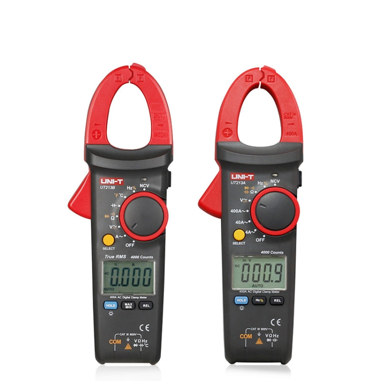 UNI-T UT213C Digital Clamp Meter AC DC Voltage Detector - Consumer Electronics by UNI-T | Online Shopping UK | buy2fix