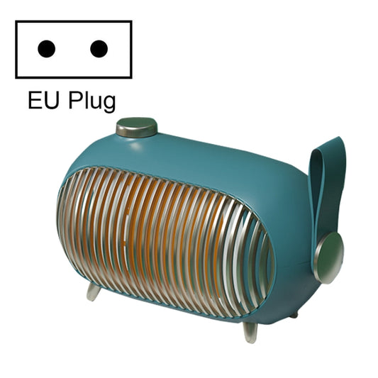 N301 Mini Heater Office Desk Silent Hot Air Heater Household Bedroom Heater EU Plug(Emerald) - Consumer Electronics by buy2fix | Online Shopping UK | buy2fix