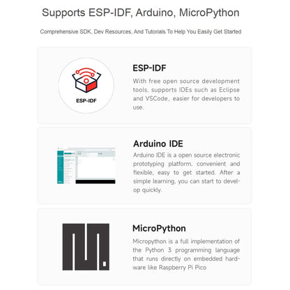 Waveshare ESP32-S3 Microcontroller 2.4GHz Wi-Fi Development Board ESP32-S3-WROOM-1-N8R8 Module Standard Ver. - Arduino Nucleo Accessories by Waveshare | Online Shopping UK | buy2fix