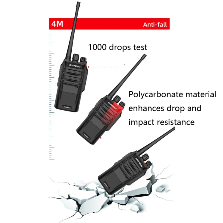 Baofeng BF-S56MAX High-power Waterproof Handheld Communication Device Walkie-talkie, Plug Specifications:UK Plug - Handheld Walkie Talkie by Baofeng | Online Shopping UK | buy2fix