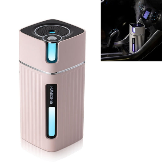 Humidifier USB Office Home Car Mute Portable Colorful Air Purifier(Pink) - In Car by buy2fix | Online Shopping UK | buy2fix