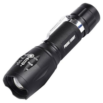 T02 Pen Clip Mini Flashlight T6 Telescopic Zoom Led Flashlight Outdoor Waterproof Long Shot Glare Flashlight - Mini Flashlight by buy2fix | Online Shopping UK | buy2fix