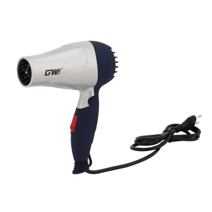 GW-555 220V Portable Mini Hair Blower Foldable Traveller Household Electric Hair Dryer(Silver) - Home & Garden by buy2fix | Online Shopping UK | buy2fix