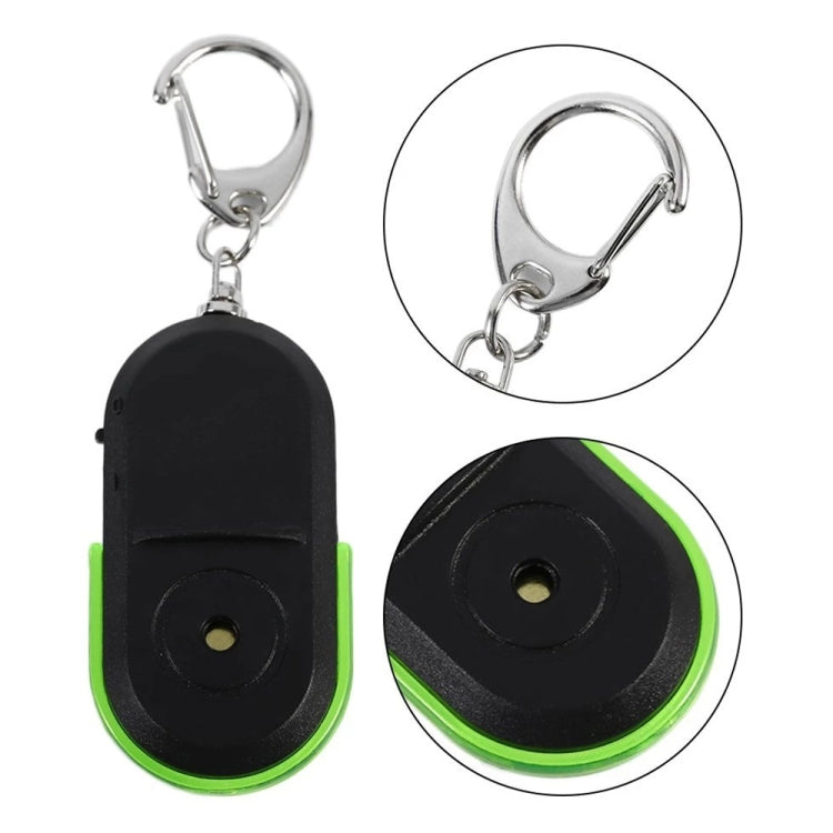 5 PCS Portable Anti-Lost Alarm Key Finder Wireless Whistle Sound LED Light Locator Finder(Green) - Security by buy2fix | Online Shopping UK | buy2fix