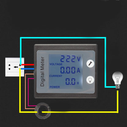 peacefair PZEM-011 AC Digital Display Multi-function Voltage and Current Meter Electrician Instrument, Specification:Host + Opening CT - Current & Voltage Tester by peacefair | Online Shopping UK | buy2fix