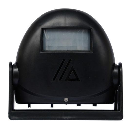 Wireless Intelligent Doorbell Infrared Motion Sensor Voice Prompter Warning Door Bell Alarm(Black) - Security by buy2fix | Online Shopping UK | buy2fix