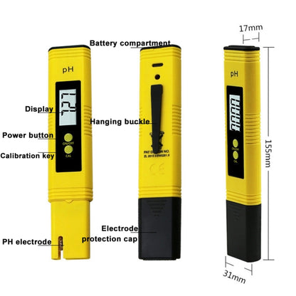 Portable High-precision PH Test Pen PH Acidity Meter PH Water Quality Detection Instrument(Blue) - PH & Moisture Meter by buy2fix | Online Shopping UK | buy2fix