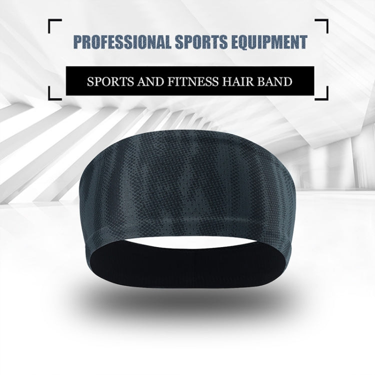 Absorbent Cycling Yoga Sport Sweat Headband Men Sweatband For Men and Women Yoga Hair Bands Head Sweat Bands Sports Safety(Light Grey) - Outdoor & Sports by buy2fix | Online Shopping UK | buy2fix