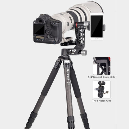 Xiletu Xgh3 360 Degree Rotation Horizontal Cantilever Hollow Gimbal Tripod Head - Camera Accessories by buy2fix | Online Shopping UK | buy2fix