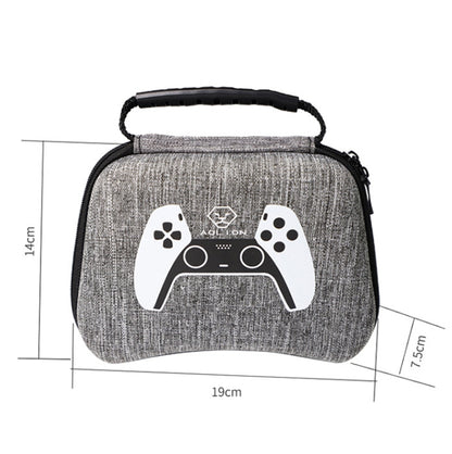 3 PCS AOLION Game Handle Waterproof EVA Storage Bag Hard Shell Bag For PS5/PS4(Gray) - Bags by buy2fix | Online Shopping UK | buy2fix