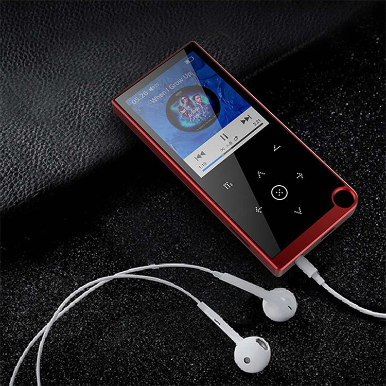 E05 2.4 inch Touch-Button MP4 / MP3 Lossless Music Player, Support E-Book / Alarm Clock / Timer Shutdown, Memory Capacity: 16GB Bluetooth Version(Red) - Consumer Electronics by buy2fix | Online Shopping UK | buy2fix