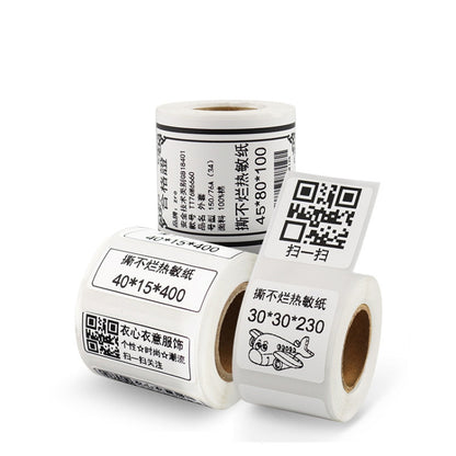 Thermal Label Paper Self-Adhesive Paper Fixed Asset Food Clothing Tag Price Tag for NIIMBOT B11 / B3S, Size: 50x30mm 230 Sheets - Consumer Electronics by buy2fix | Online Shopping UK | buy2fix