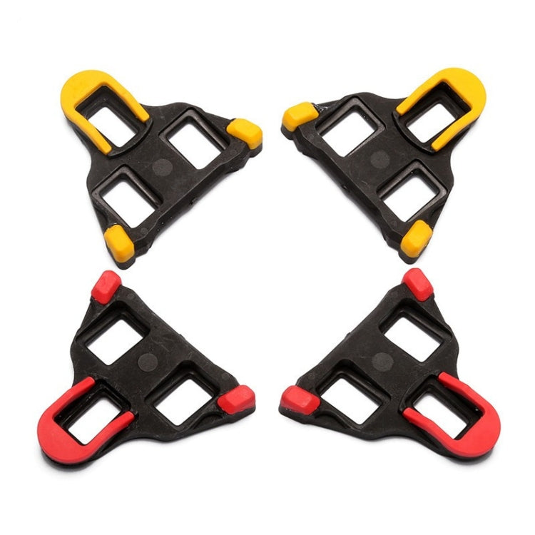 3 Set Bicycle Splint Set 6 Degrees Road Lock Plate Special For Road Bike Shoes(Yellow) - Outdoor & Sports by buy2fix | Online Shopping UK | buy2fix