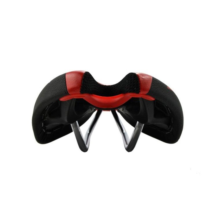 Bicycle Saddle Mountain Bike Road Bike Saddle Black Red - Outdoor & Sports by buy2fix | Online Shopping UK | buy2fix