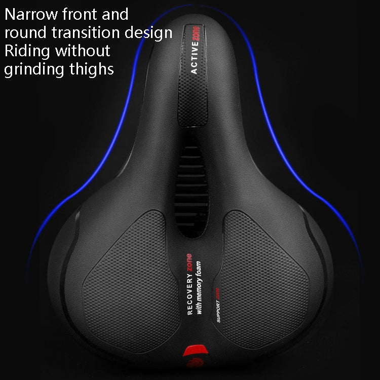 Wheel Up Mountain Bike Saddles Road Bikes Bicycles Comfortable Saddle Cushions Accessories And Bicycle Cushions, Colour: Spring Red Black - Outdoor & Sports by buy2fix | Online Shopping UK | buy2fix