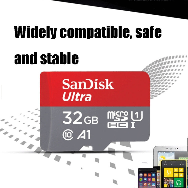 SanDisk A1 Monitoring Recorder SD Card High Speed Mobile Phone TF Card Memory Card, Capacity: 16GB-98M/S - Micro SD Card by SanDisk | Online Shopping UK | buy2fix