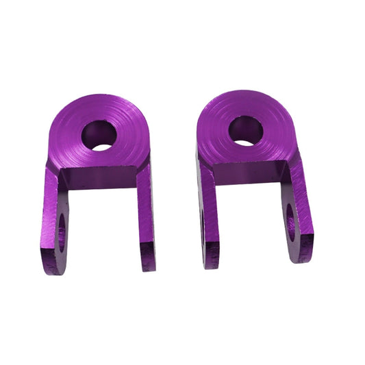 6 Pairs Motorcycle Electric Vehicle Modification Accessories Small CNC Aluminum Alloy Shock Absorption Increaser(Purple) - Others by buy2fix | Online Shopping UK | buy2fix