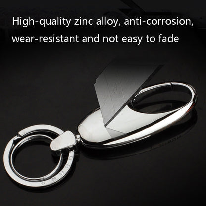 JOBON ZB-6618 Car Keychain Men Waist Holding Car Key Rings(Black Ice) - Key Rings by JOBON | Online Shopping UK | buy2fix