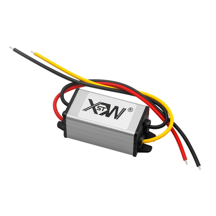 XWST DC 12/24V To 5V Converter Step-Down Vehicle Power Module, Specification: 12/24V To 5V 5A Small Aluminum Shell -  by buy2fix | Online Shopping UK | buy2fix